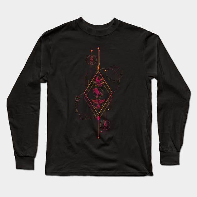 Hunger Fire Starline Long Sleeve T-Shirt by Wimido